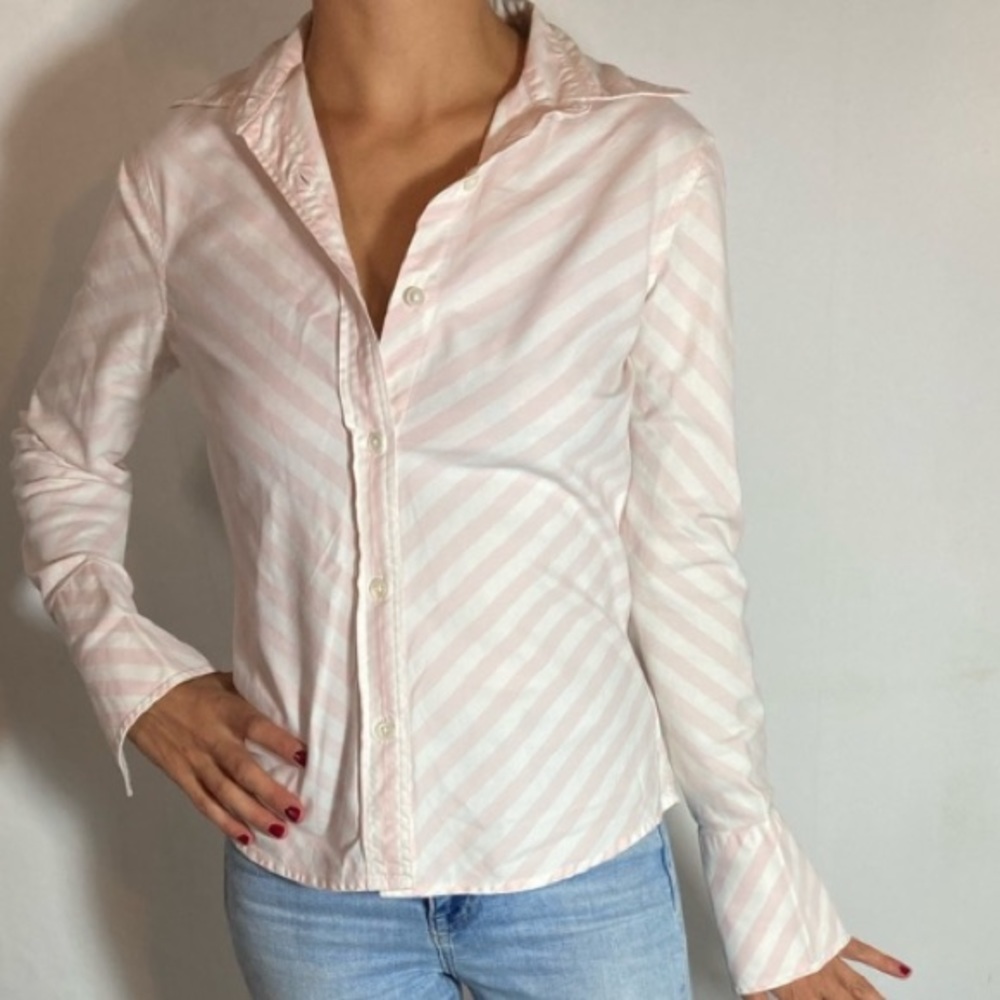 Banana Republic shirt white/pink